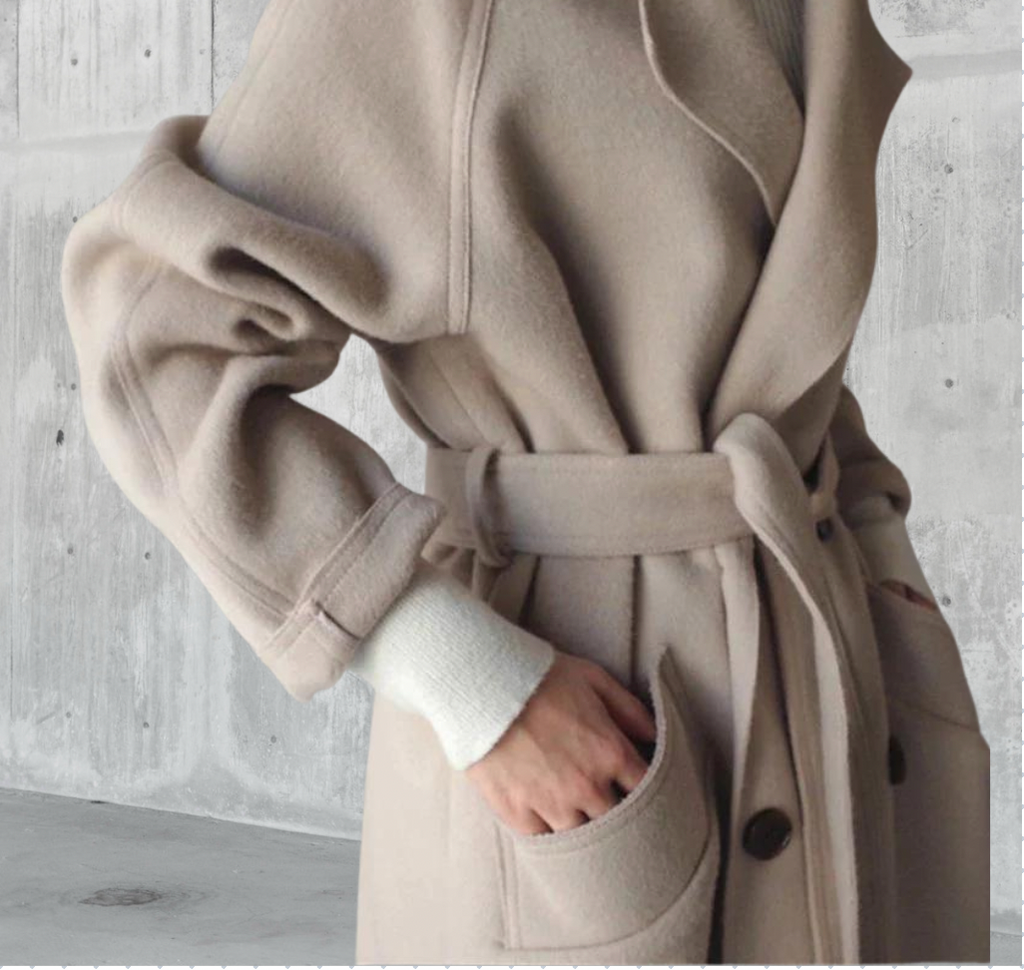 Charlotte Women's Long Wool Coat – Stylish & Cozy Timeless Winter Coat