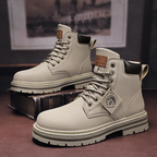 Desmond Men's Lace-Up Boots – Rugged Leather Shoes with Non-Slip Sole & Premium Comfort