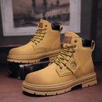 Desmond Men's Lace-Up Boots – Rugged Leather Shoes with Non-Slip Sole & Premium Comfort
