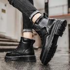 Desmond Men's Lace-Up Boots – Rugged Leather Shoes with Non-Slip Sole & Premium Comfort
