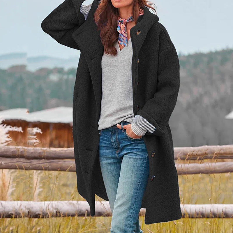 Sienna Winter Coat for Women – Cozy Jacket with a Stylish Hood & Flattering Silhouette