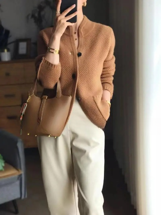 Josephine Women's Cardigan – Soft Cashmere Button-Front Sweater with a Timeless Elegant Cut