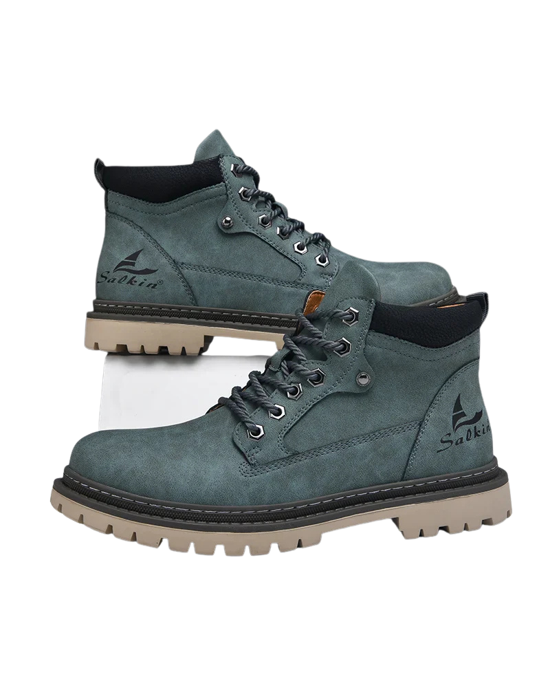 Wyatt Men's Leather Boots – Sophisticated, All-Day Comfort with a Long-Lasting Sole