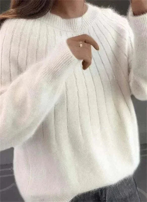 Adele Women's Cashmere Sweater – Soft 100% Cashmere Knit in a Chic, Contemporary Style