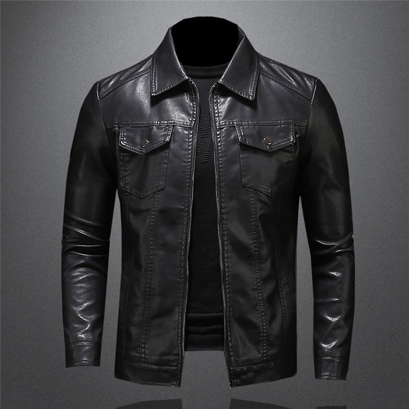 Anthony Men's Premium Leather Jacket – Timeless Style, Built to Last & Elegant