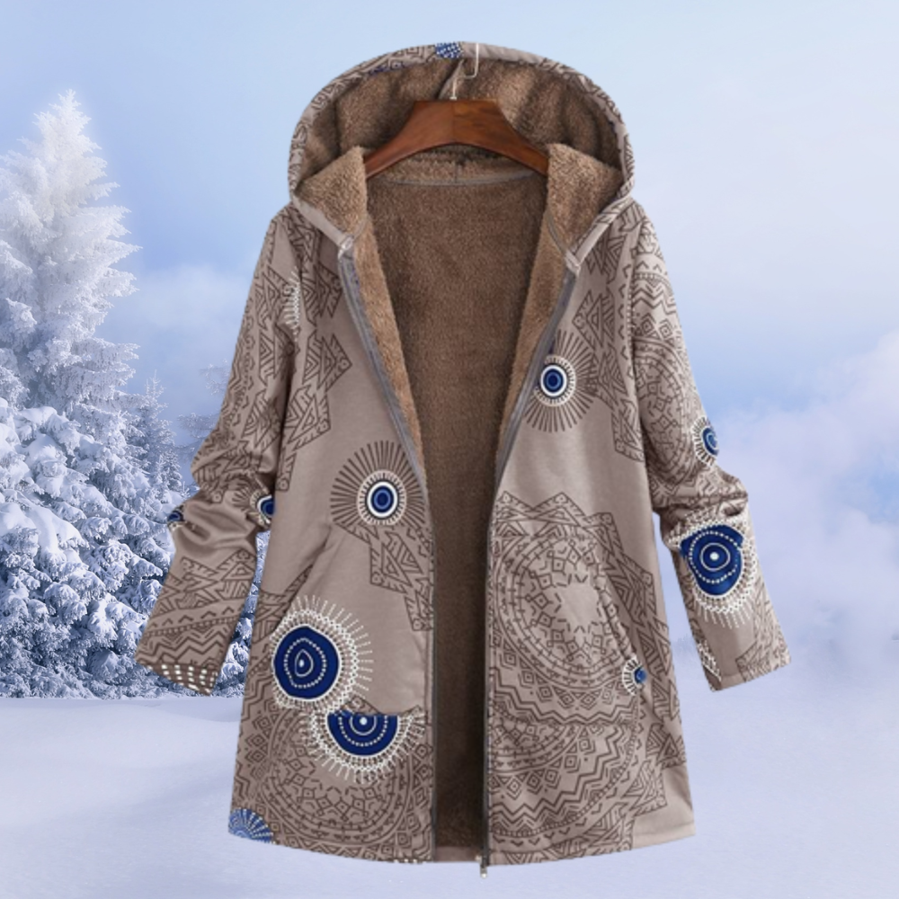 Odette Women's Jacket – Cozy Hooded Jacket, Comfortable & Modern for Winter