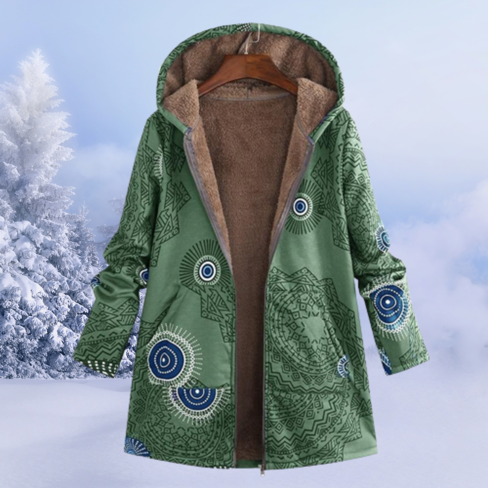 Odette Women's Jacket – Cozy Hooded Jacket, Comfortable & Modern for Winter