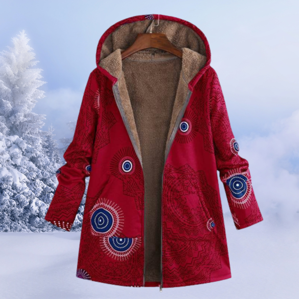 Odette Women's Jacket – Cozy Hooded Jacket, Comfortable & Modern for Winter