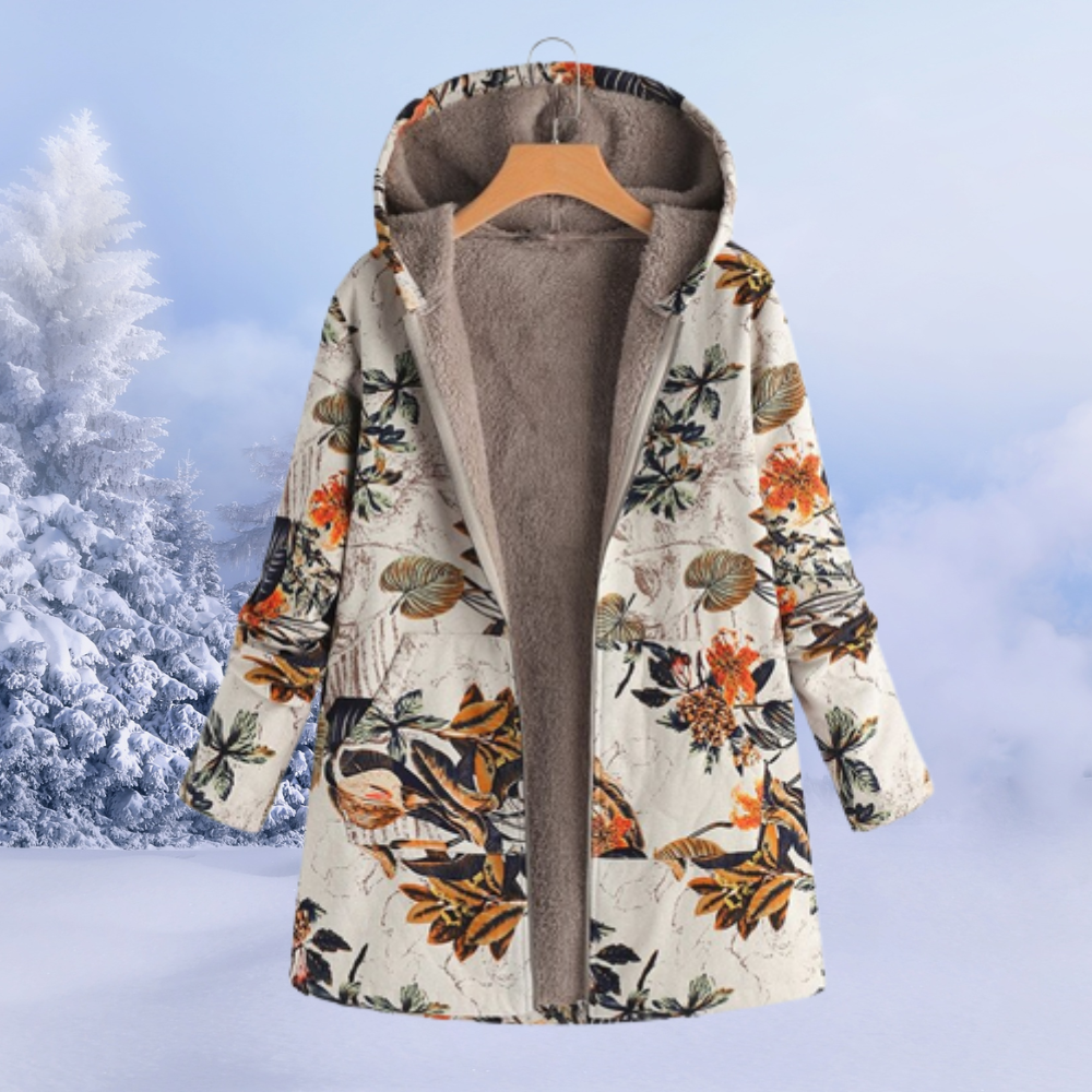 Odette Women's Jacket – Cozy Hooded Jacket, Comfortable & Modern for Winter