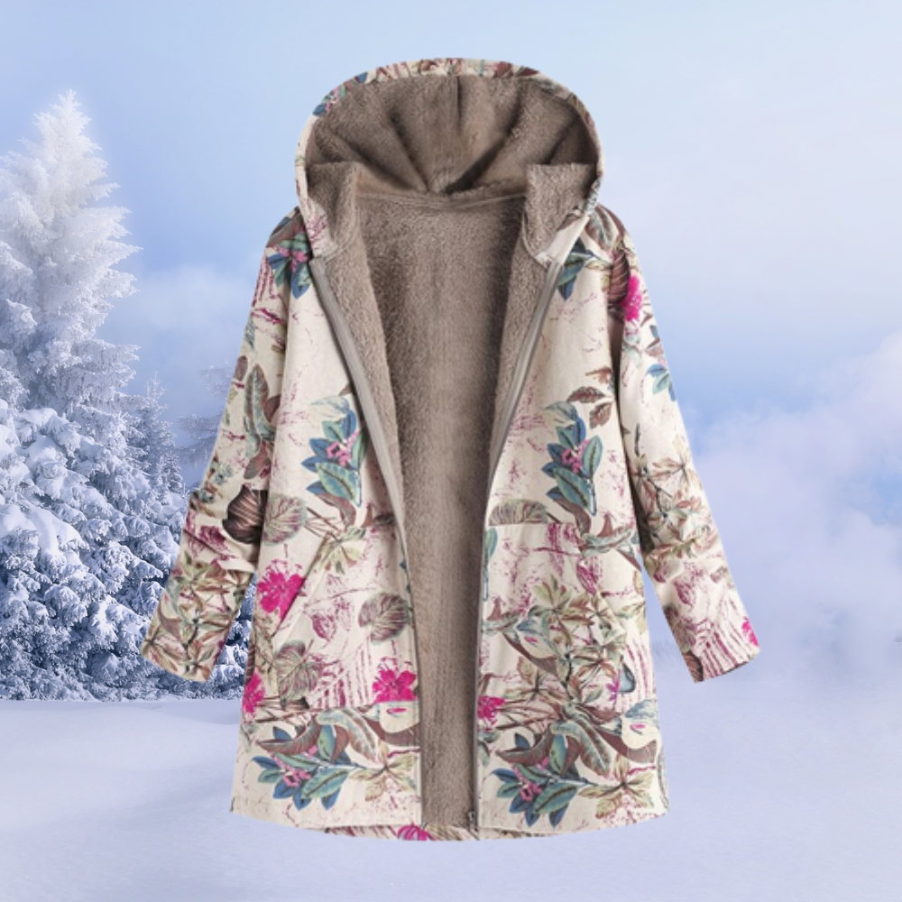 Odette Women's Jacket – Cozy Hooded Jacket, Comfortable & Modern for Winter