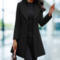 Rosalind Wool-Blend Coat for Women – Fitted Winter Jacket with Classic, Elegant Design