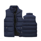 Leo Men's Vest – Elegant Quilted Bodywarmer with Warm Lining & Zip Pockets