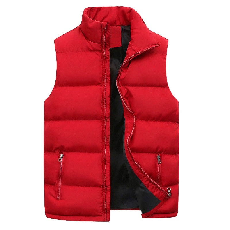 Leo Men's Vest – Elegant Quilted Bodywarmer with Warm Lining & Zip Pockets