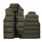 Leo Men's Vest – Elegant Quilted Bodywarmer with Warm Lining & Zip Pockets