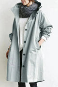 Charlotte Women's Raincoat – Urban Waterproof with Oversized Breathable Hood