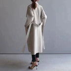 Charlotte Women's Long Wool Coat – Stylish & Cozy Timeless Winter Coat