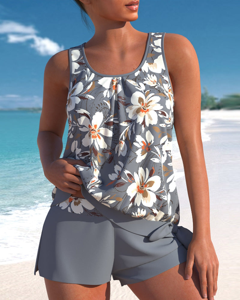 Noelle Women's Tankini – Comfortable 2-Piece Swimsuit with Padded Cups & Flattering Fit