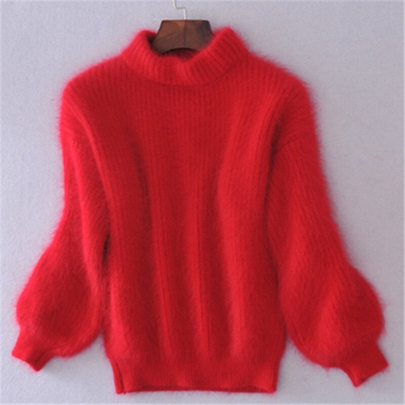 Simone Women's Sweater – Loose-Knit Wool Pullover, Comfortable & Elegant with a Modern Style