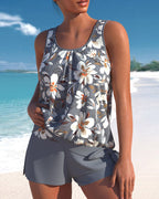 Noelle Women's Tankini – Comfortable 2-Piece Swimsuit with Padded Cups & Flattering Fit