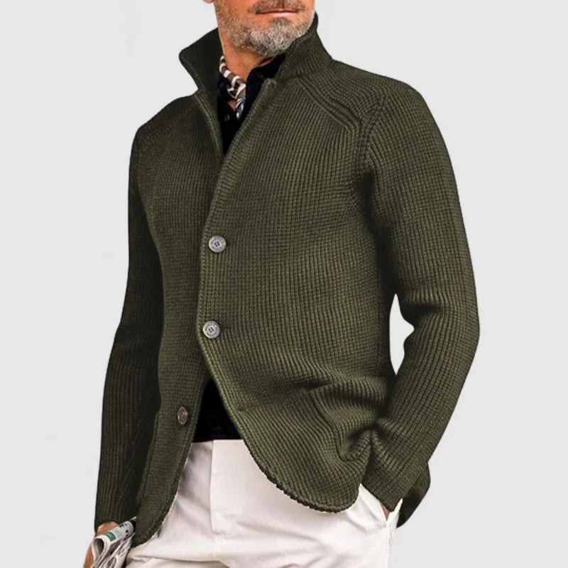 Julian Men's Cardigan – Refined Soft Wool Cardigan with a Warm, Timeless Style