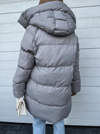 Rosalind Women's Winter Coat – Warm, Thick with Built-In Hood & Zip Closure