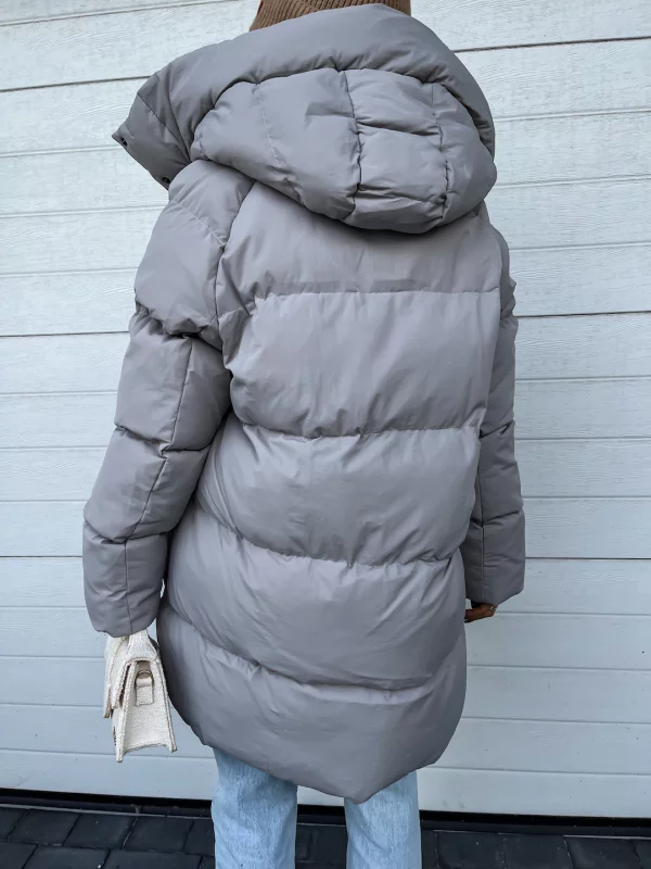 Rosalind Women's Winter Coat – Warm, Thick with Built-In Hood & Zip Closure