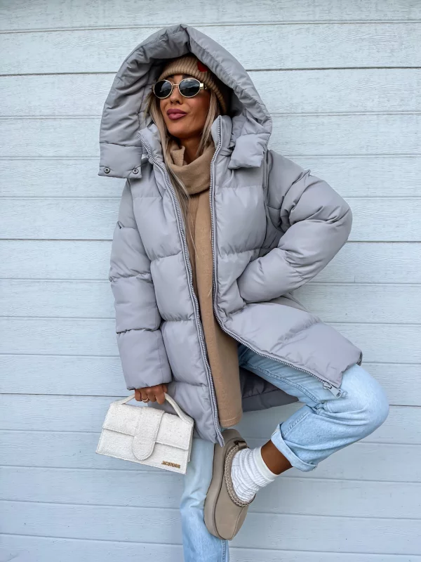 Rosalind Women's Winter Coat – Warm, Thick with Built-In Hood & Zip Closure