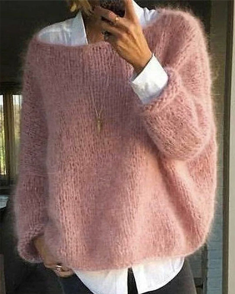 Harriet Women's Sweater – Soft Knit Pullover with Long Sleeves & a Comfortable Fit for Winter