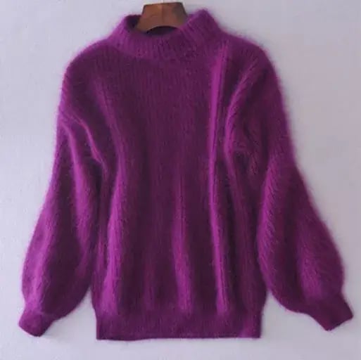 Simone Women's Sweater – Loose-Knit Wool Pullover, Comfortable & Elegant with a Modern Style