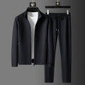 Desmond Men's Elegant Tracksuit – Premium Zip-Up Set with Tapered Trousers & Breathable Fabric