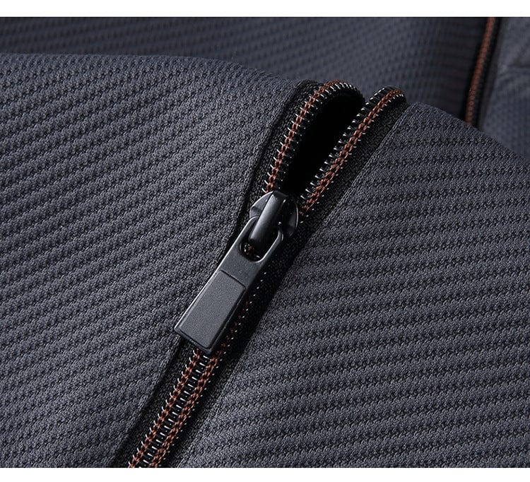 Desmond Men's Elegant Tracksuit – Premium Zip-Up Set with Tapered Trousers & Breathable Fabric