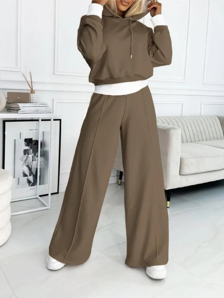 Willow Women's 2-Piece Set – Relaxed-Fit Loungewear with Matching Top & Trousers