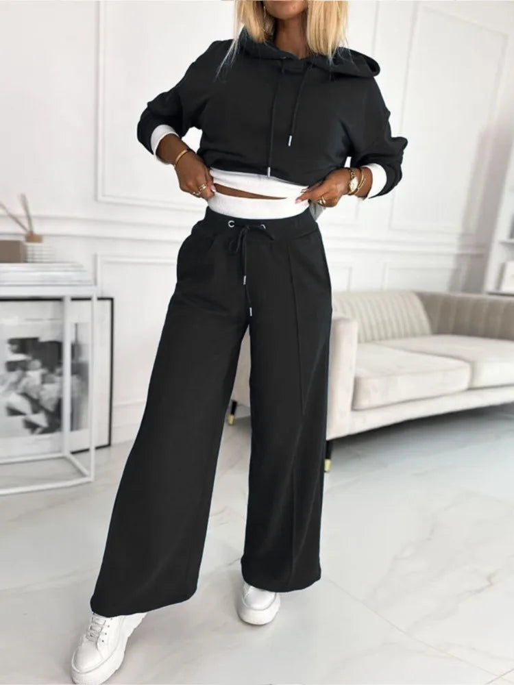 Willow Women's 2-Piece Set – Relaxed-Fit Loungewear with Matching Top & Trousers