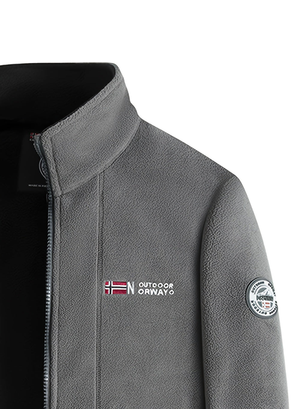 Magnus Men's Outdoor Fleece Jacket – Soft, Lightweight Warmth with a Protective Collar