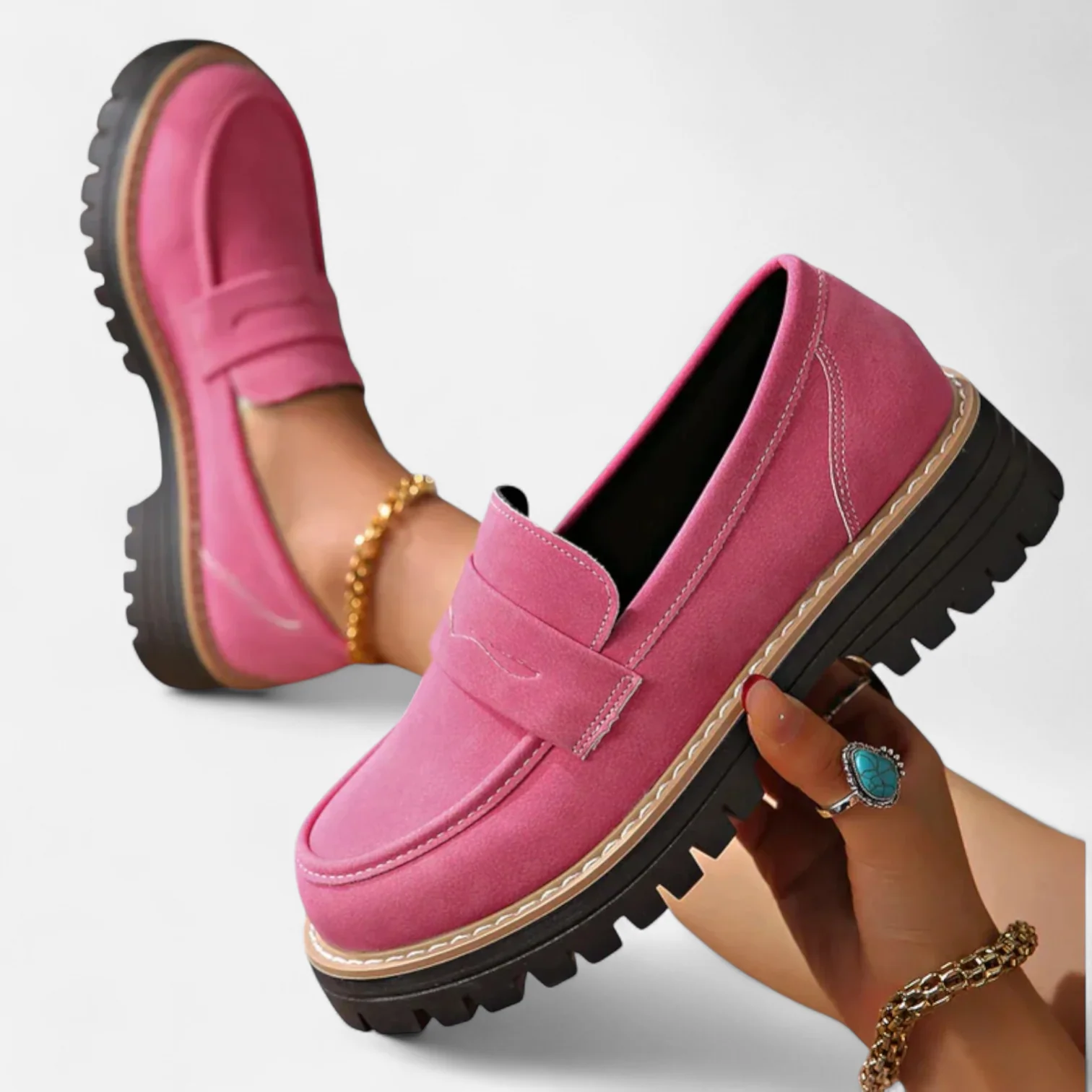 Priya Women's Loafers – Comfortable Shoes with Arch Support & Elegant Style