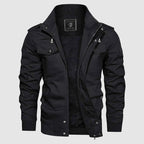 Xavier Bomber Jacket for Men – Warm Pilot-Style Jacket with Fleece Lining & Stand Collar