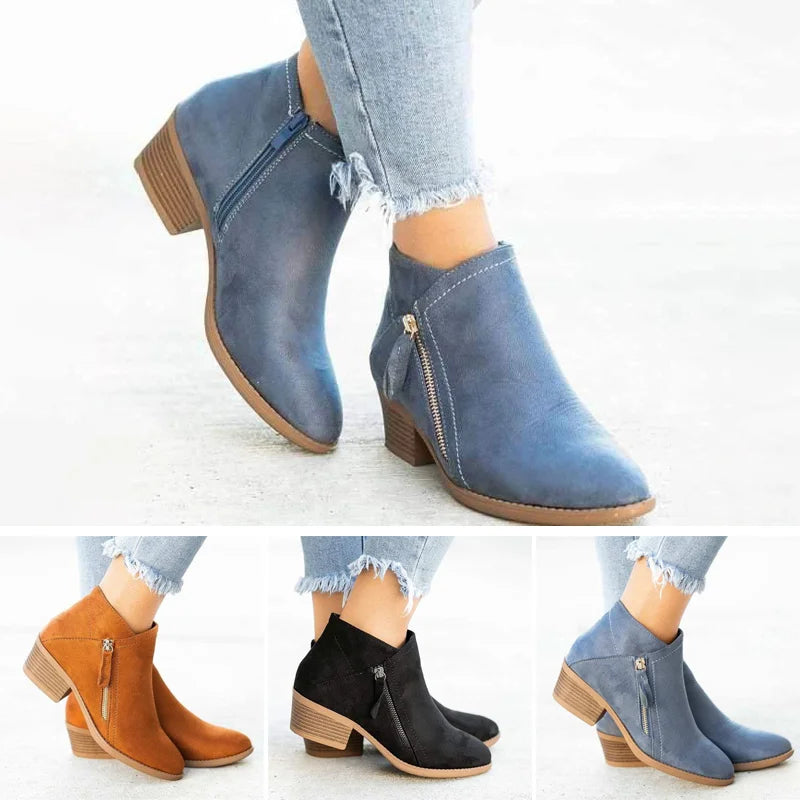 Rosalie Women's Boots – Comfortable Leather, Arch Support & Perfect Posture