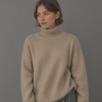 Margot Women's Oversized Cashmere Turtleneck Sweater – Soft, Warm & Elegant