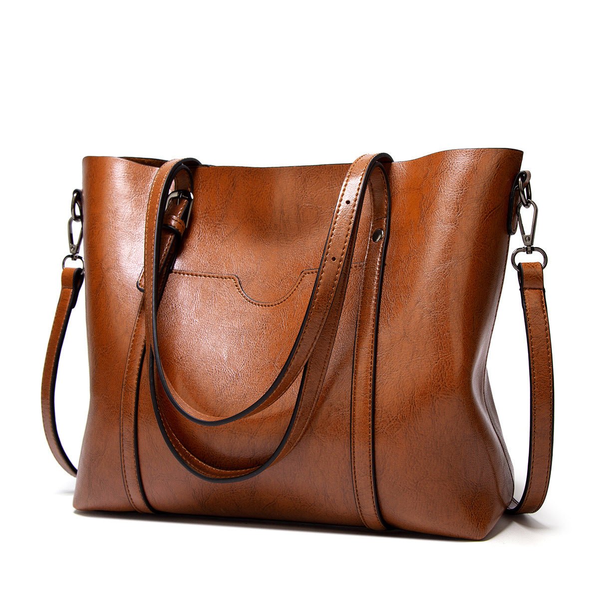 Delphine Women's Tote Bag – Large Leather Work Bag, Elegant and Functional