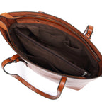 Delphine Women's Tote Bag – Large Leather Work Bag, Elegant and Functional