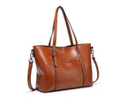 Delphine Women's Tote Bag – Large Leather Work Bag, Elegant and Functional