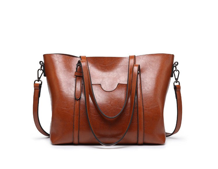 Delphine Women's Tote Bag – Large Leather Work Bag, Elegant and Functional