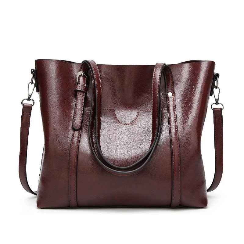Delphine Women's Tote Bag – Large Leather Work Bag, Elegant and Functional