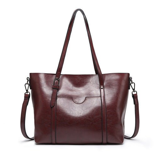 Delphine Women's Tote Bag – Large Leather Work Bag, Elegant and Functional