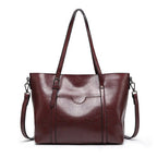 Delphine Women's Tote Bag – Large Leather Work Bag, Elegant and Functional