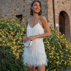 Delphine Cocktail Dress for Women – Fitted Sequin Dress with an Elegant Cut for Festive Occasions