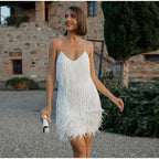 Delphine Cocktail Dress for Women – Fitted Sequin Dress with an Elegant Cut for Festive Occasions