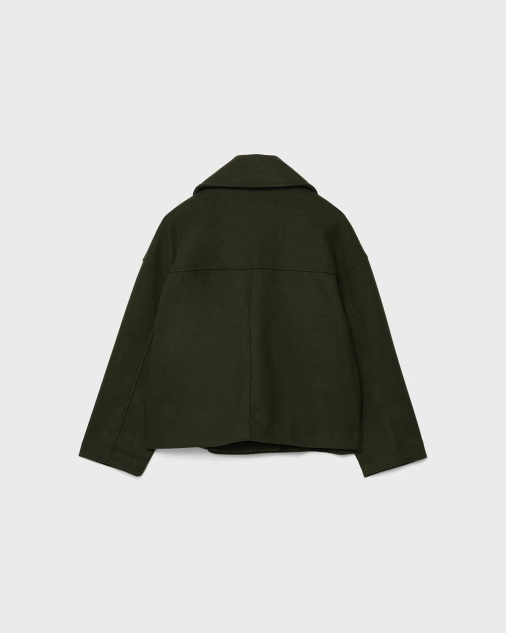 Simone Women's Jacket – Short Wrap-Style Wool Coat, Elegant & Warm for Winter