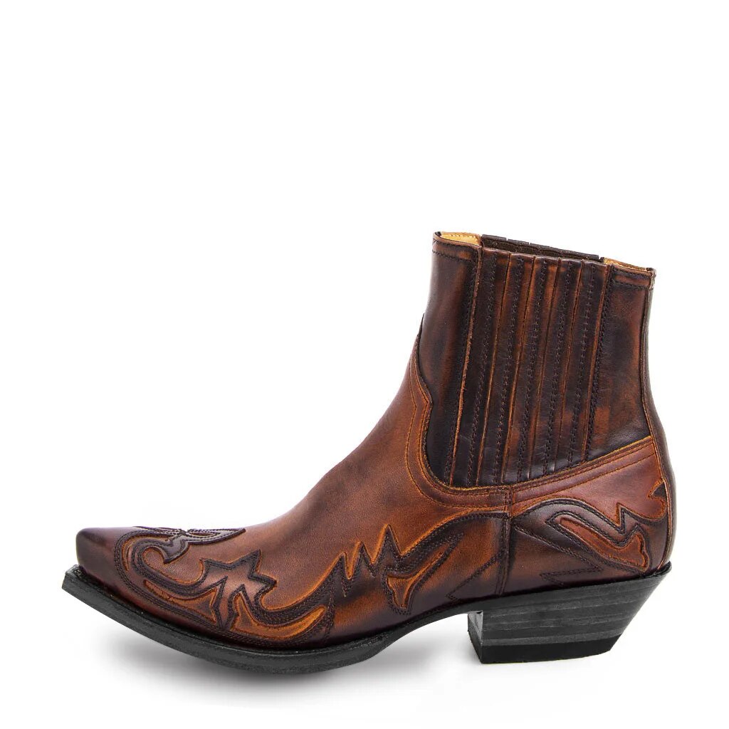 Nadia Leather Cowboy Boots – Authentic Western Style & Premium Comfort