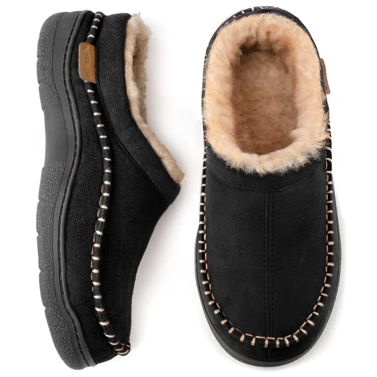 Desmond Men's Slippers – Warm Lined House Shoes with Non-Slip Sole & Superior Comfort